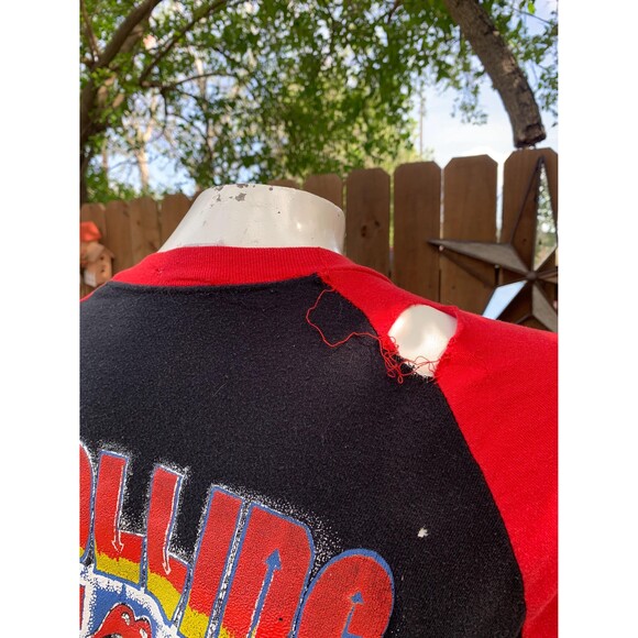 Vintage The Rolling Stones 1981-1982 US Tattoo You Tour. baseball tee style L - Picture 7 of 8